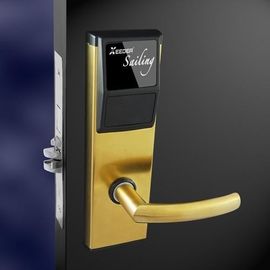 China Color oro estándar electrónico de la mortaja del ANSI de las cerraduras de puerta del hotel de L5121-MK proveedor