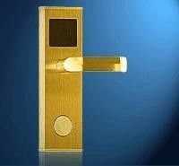 China Cerradura sola L5118-M1 de Keycard del soporte del hogar de la cerradura de puerta de la tarjeta electrónica del oro proveedor