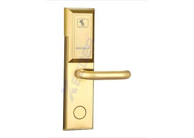 China Cerraduras de puerta del hotel del color oro, cerraduras de puerta de la seguridad de la habitación L1102JS proveedor