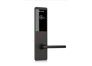 China Sistema negro de la cerradura de la puerta de acceso de la tarjeta, sistema 4.8V de la cerradura de puerta basada de Rfid proveedor