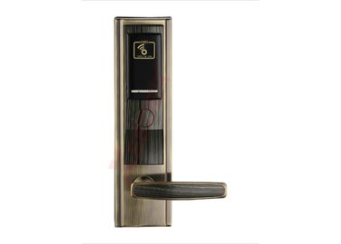 China Cerradura de puerta de la llave electrónica de los cuartos para la advertencia baja del voltaje de la batería de los hoteles 13.56MHz fábrica